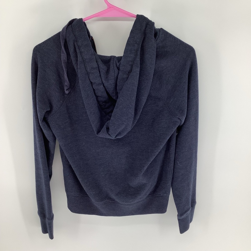 Aeropostale Women's Navy Blue Full Zip Hoodie AE RO Logo sz XS - Picture 3 of 3